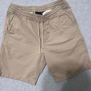 Vans Men's Tan Flat Front Shorts